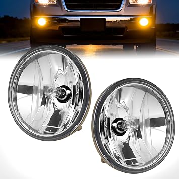 Driving Fog Lights for 2007-2013 Avalanche 2007-2014 Chevy Suburban/Tahoe 2015-2016 Colorado/2010-2013 Camaro/2015 Silverado/GMC Acadia/Yukon 1 Pair Front Bumper Driving Fog Lights Clear Lens