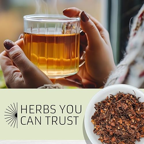 Miniatura 6 de Evergreen Herbs Flor De Tila (Chiranthodendron Pentadactylon) - Bolsa de pie resellable para garantizar la frescura (Tila, 8 onzas)