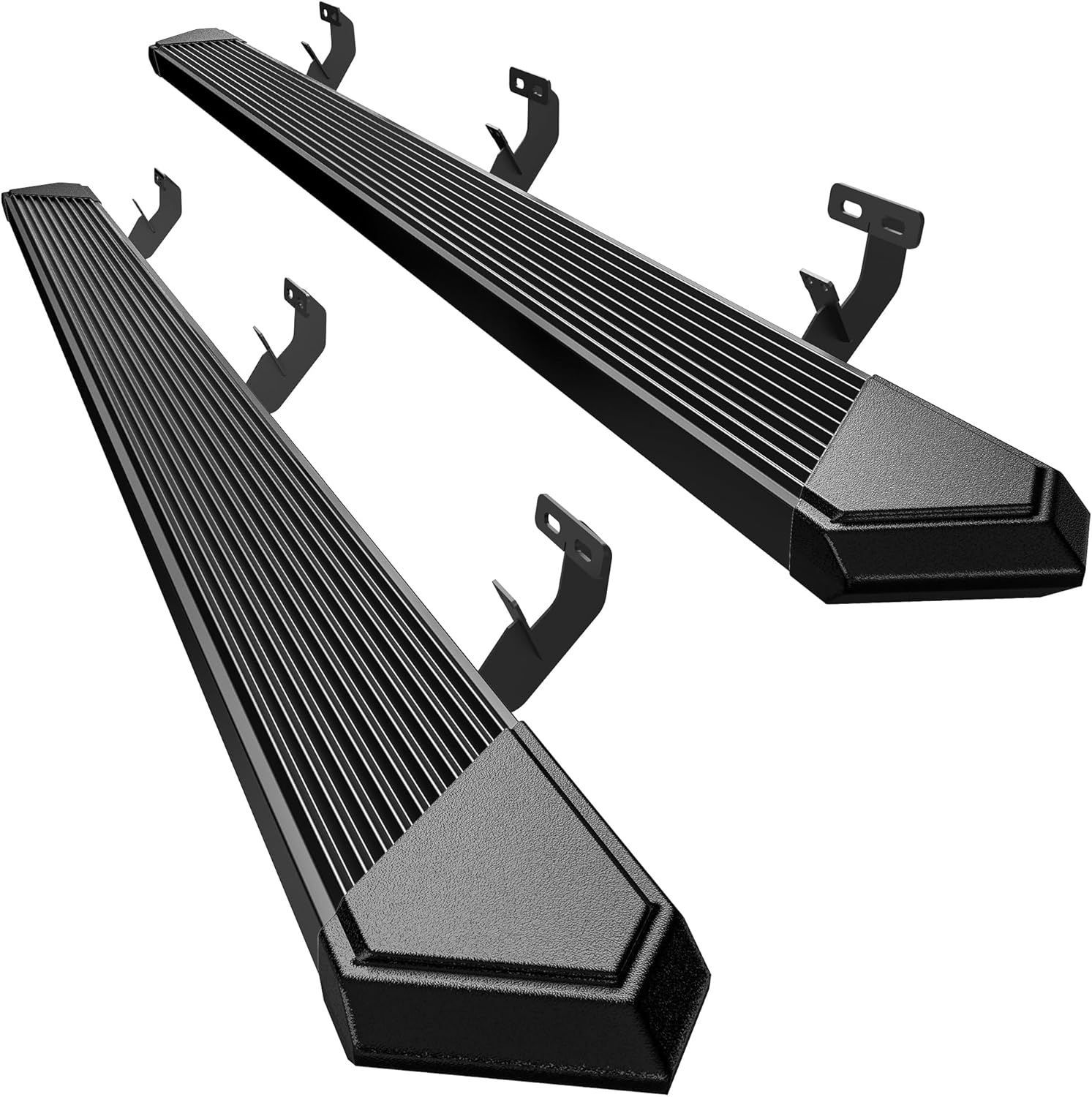 AUTOSAVER88 Running Boards Compatible with 2009-2018 RAM 1500 Crew Cab, 2010-2026 RAM 2500/3500, 2019-2024 Ram 1500 Classic New Body Crew Cab, Side Step W/Pad Design, Black Steps Bars Nerf Bar Rails