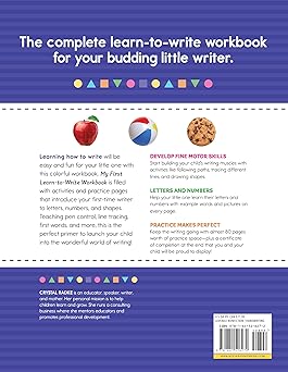 My First Learn-to-Write Workbook: Practice for Kids with Pen Control, Line Tracing, Letters, and More! (My First Preschool Skills Workbooks)