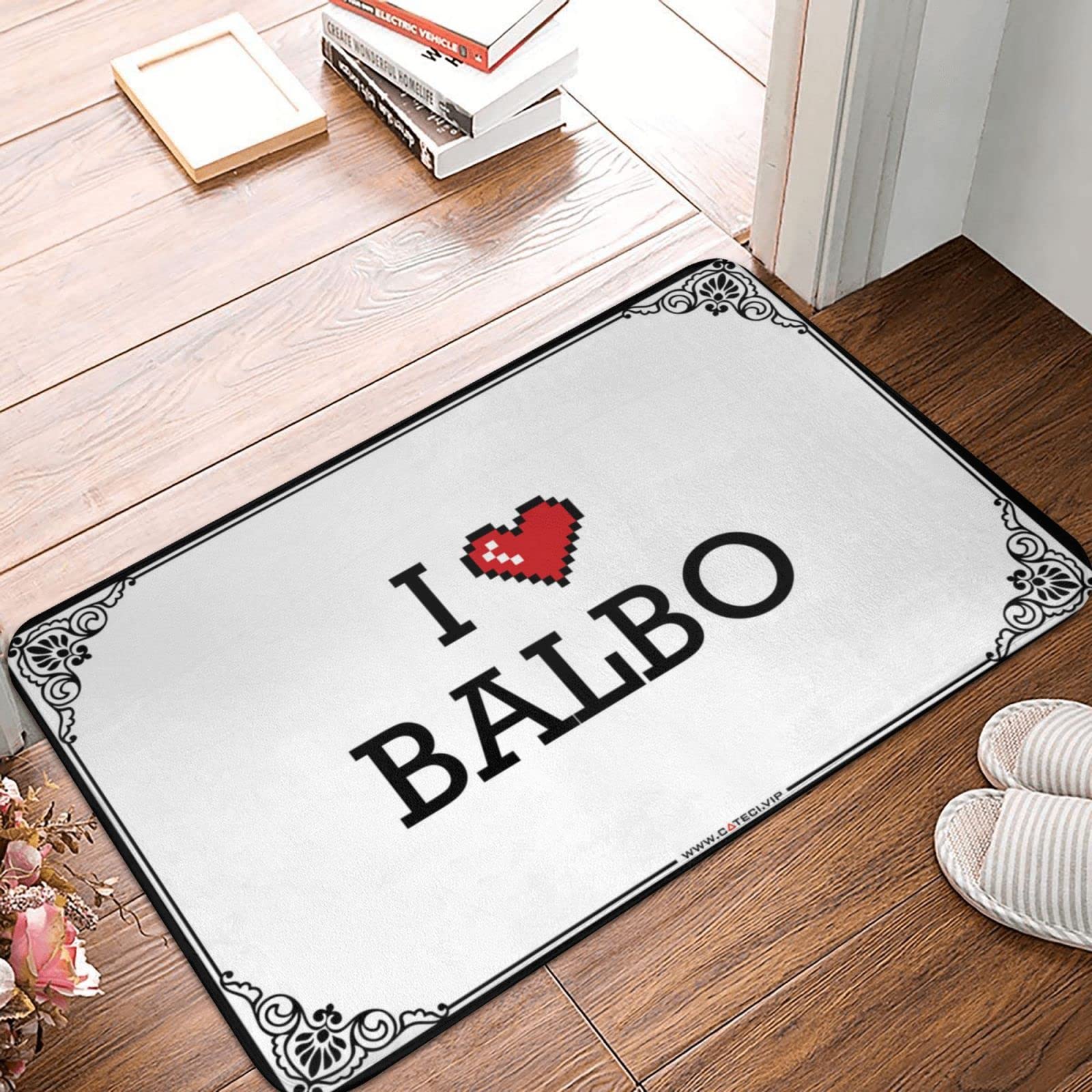 Paillasson Welcome Ish I Love Balbo pour chambre de garçon tapis 65x90 cm