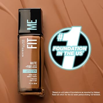 Maybelline Fit Me Matte Plus Poreless Foundation - Toffee
