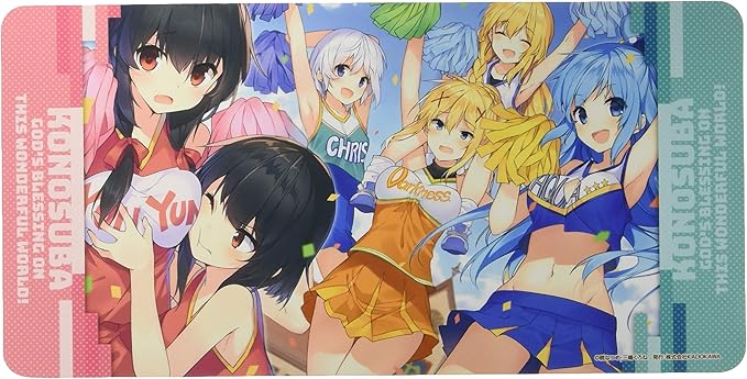 Amazon この素晴らしい世界に祝福を 爆焔フェア ラバープレイマット このすばチアリーダーズ トレカ 通販