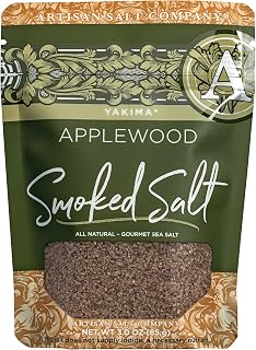 Artisan Salt Company Yakima Applewood Smoked Sea Salt, Zip-Top Pouch, 3 Ounce