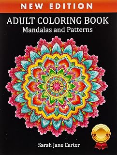 Sarah Jane Carter Adult Coloring Book: 50+ Mandala & Pattern Designs for Stress Relief, Relaxation & Calm