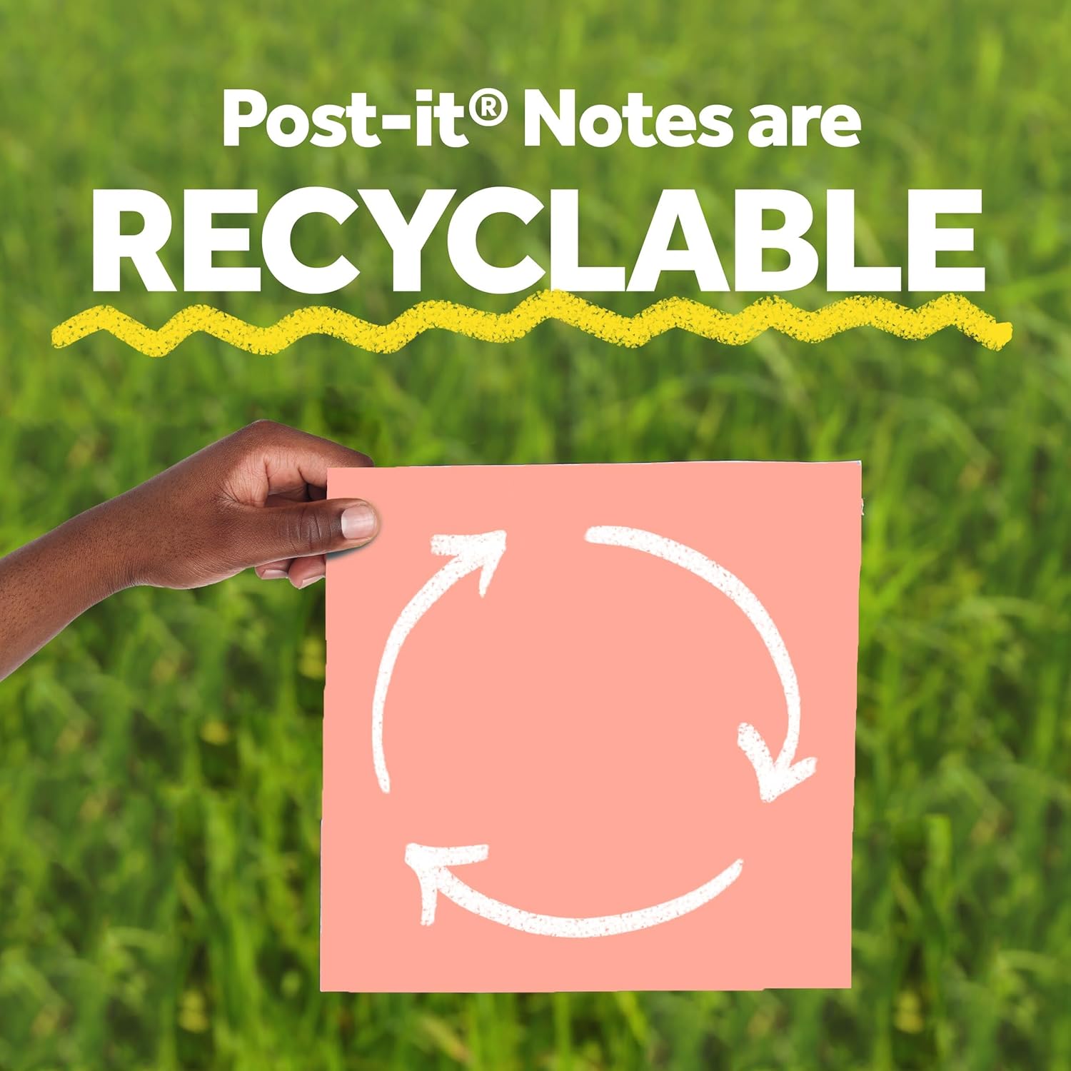 Post-it Super Sticky Big Notes, 8 in. x 8 in., Extra Large Sticky Notes in Papaya Fizz, 2 pads, 60 Sheets Total, Great for Vision Boards, Creative Projects, Study Spaces, Group Brainstorming, and More - Image 8