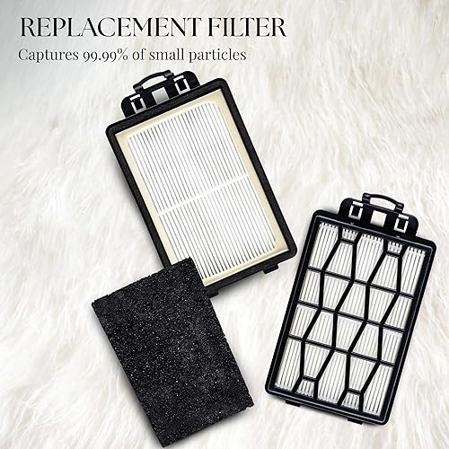 Miniatura 3 de OVENTE Filtro de repuesto prémium para aspiradora ST1600 serie modelo con filtración de polvo y partículas, compacto fácil instalación y