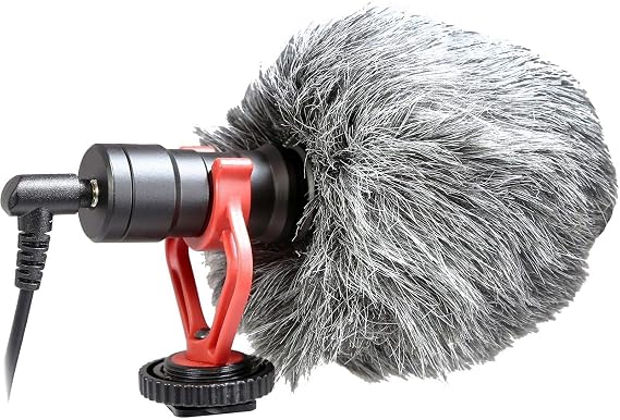 Vidpro XM-cm Compact Micro Video Microphone with Integrated Shock Mount