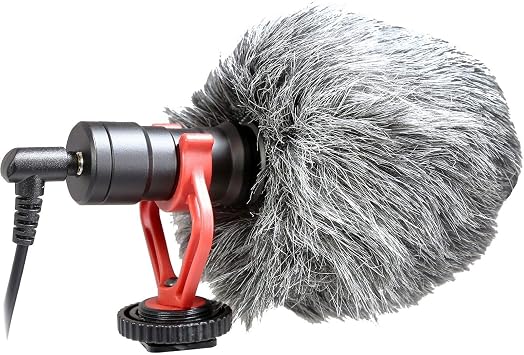 Vidpro XM-cm Compact Micro Video Microphone with Integrated Shock Mount