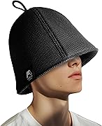 [モエライフ] サウナハット メンズ レディース 【メッシュ生地・二重構造・キーポケット付き】 サウナ キャップ サウナハット 大きめ 深め サウナグッズ 洗える 蒸れない 速乾 軽量 ダメージケア のぼせ防止 風呂 温泉 サ活 防水ケース付き