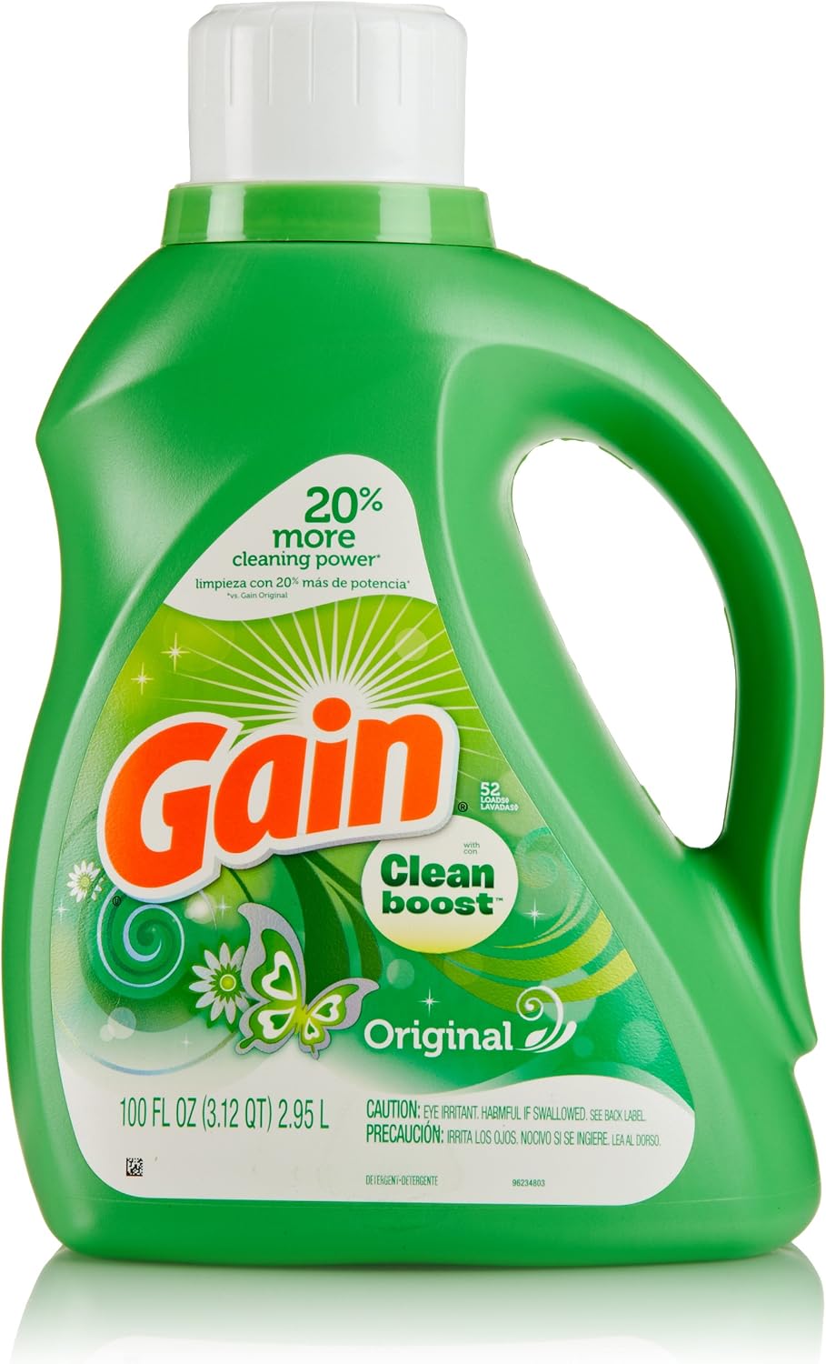 Gain with Clean Boost Liquid Detergent, 52 Loads, 100 Fl Oz