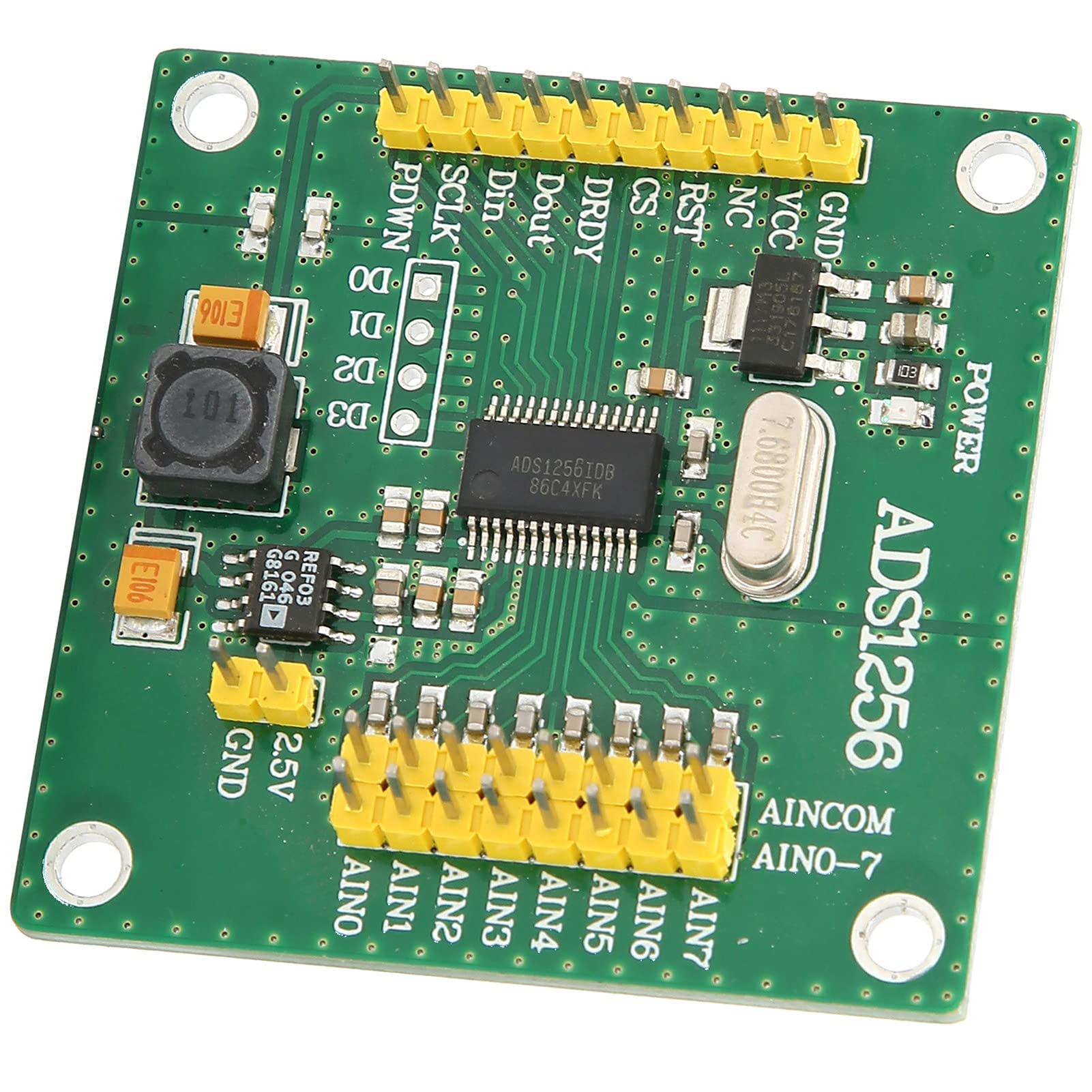 Módulo de Conversión Analógico a Digital de 24 Bits ADC ADC Tablero de Adquisición-Versátil ADS1256 Convertidor