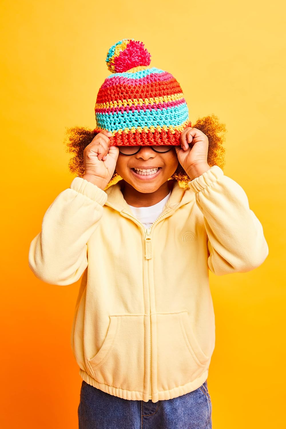 Sirdar Kith & Kin, Big Bobble Hat Crochet Kit