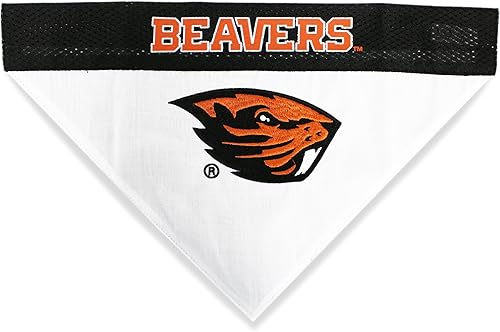 Miniatura 220 de Pets First Accesorios universitarios para mascotas, bandana reversible, Clemson Tigers, L/XL