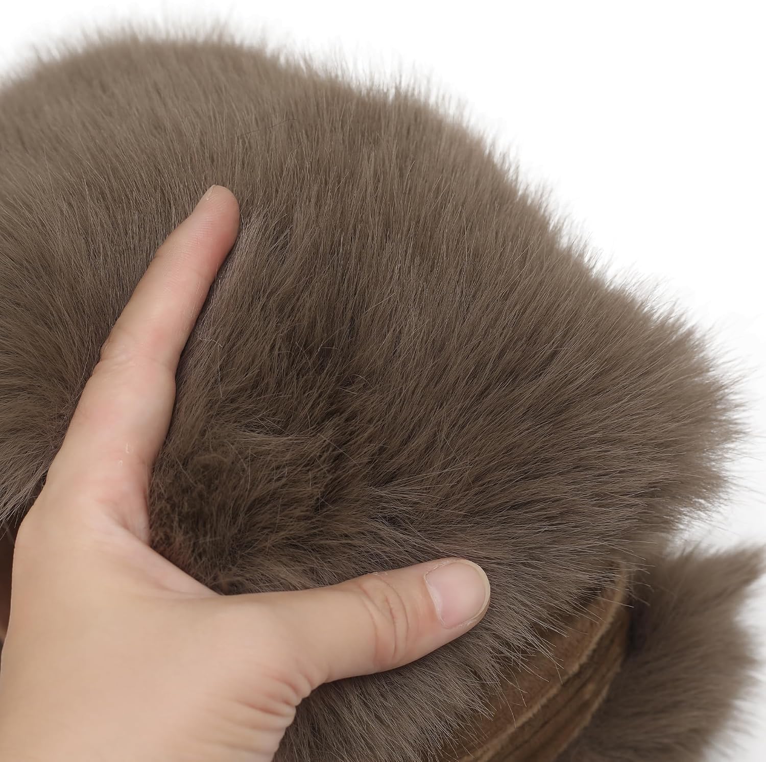 ZLYC Women's Winter Large Faux Fur Headband Fluffy Elastic Cold Weather Earmuffs