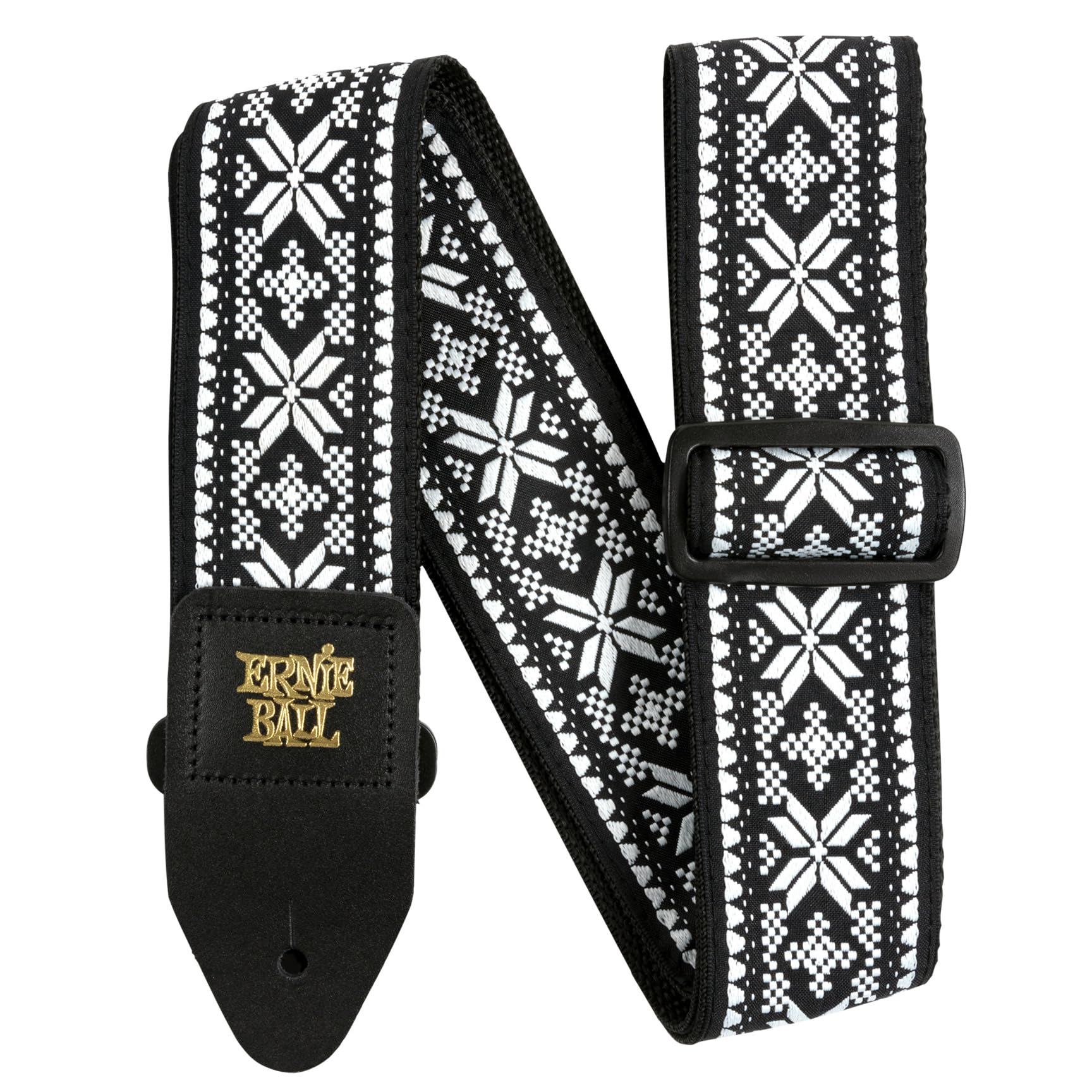 Ernie Ball - Correa para guitarra, Jacquard, diseño de Black Checkers — view 13
