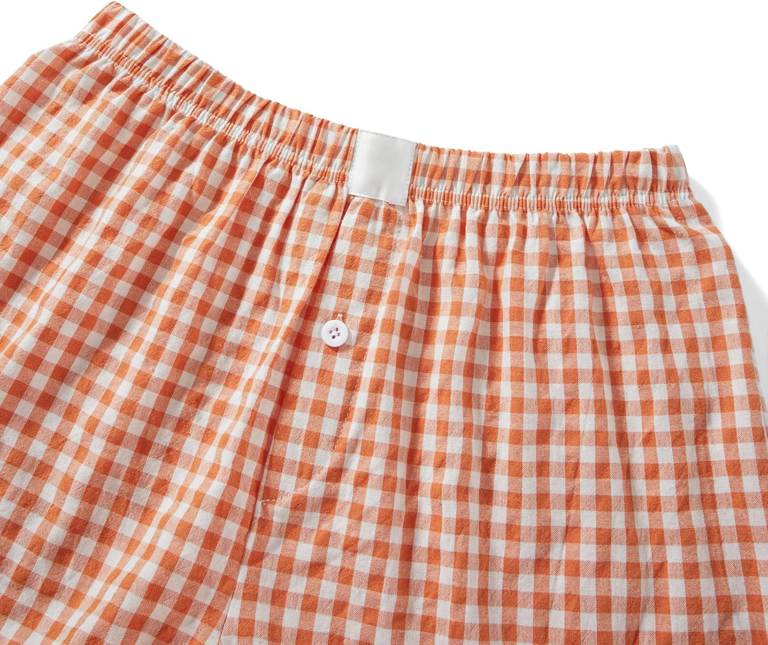 NUFIWI Women Y2K Lounge Shorts Micro Button Boxers Elastic Waist Cute Pj Bottoms Elastic Waist Baggy Boxers Shorts - Image 4