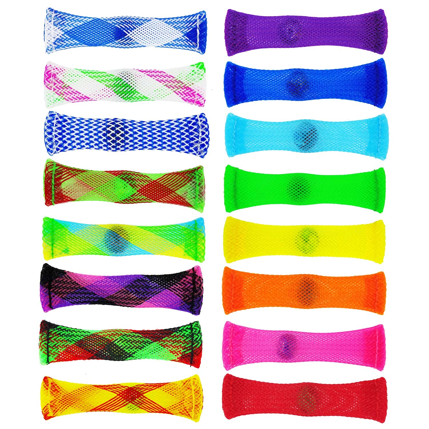 QZ&CC Stores Fidget Toys Improve Focus Relieve Stress Marble Fidget Toys 16 Colors (16PCS-A)