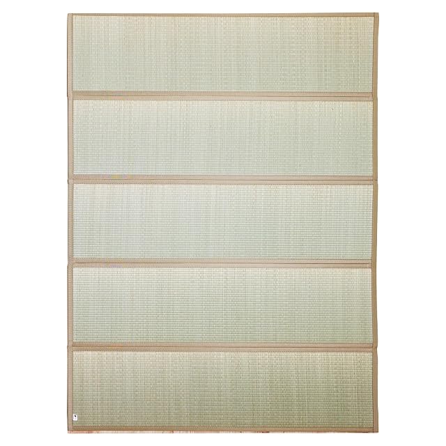 Asayu Japanese Tatami Mat Foldable 5-Panel Igusa Floor Mat 140x210cm Authentic Japanese Igusa Rush for Meditation Yoga or