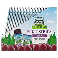 Vista 3 de Black Forest Stretch Island - Tiras de frutas, sabor a uva, tiras de 0.5 onzas (paquete de 30)