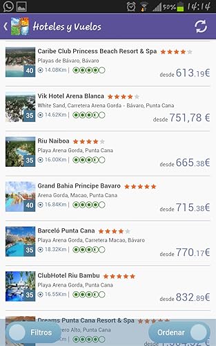 4 ELEMENTOS Hoteles y Vuelos
