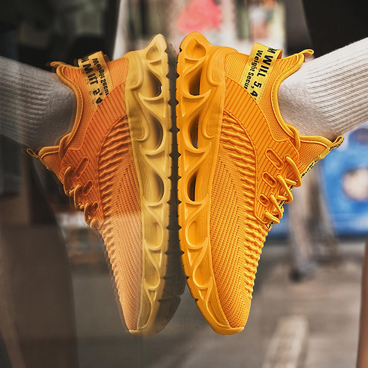 Men's Road Running Walking Sneakers Casual Athletic Shoes Lightweight Trainers Fashion Sneakers - Image 4