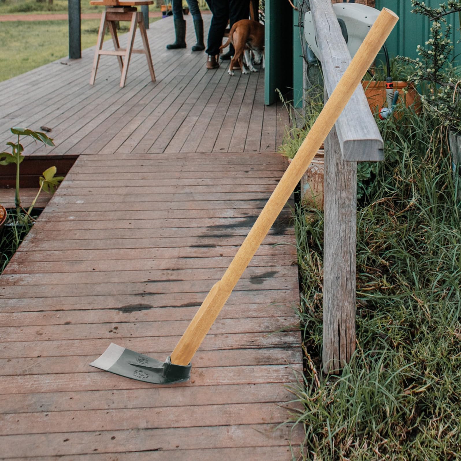 iplusmile Houe de Jardinage D'extérieur, Petite Houe à Main en Acier Inoxydable, pour Jardins et Pépinières, Joints Solides, Résistante la Déformation, pour Amateurs de Plusieurs styles