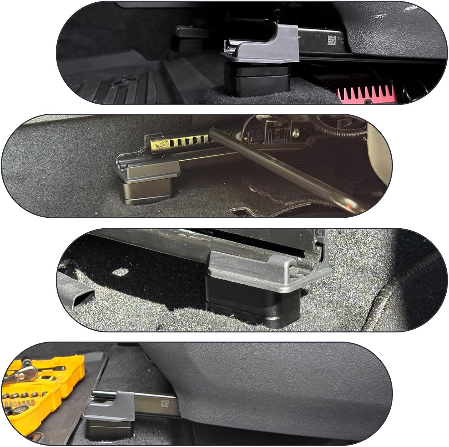 Seat Spacers Recline Lift Kit,Adjustable Front Seat Spacers Rear of Front Blocks Seat Riser Accessories for Toyota Tundra Gen3 2022-2025