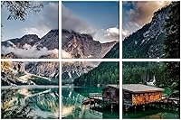 Vista 12 de JBER Paneles acústicos artísticos, paneles de pared acústicos de 72 x 48 pulgadas, arte de pared absorbente de sonido, paneles acústicos