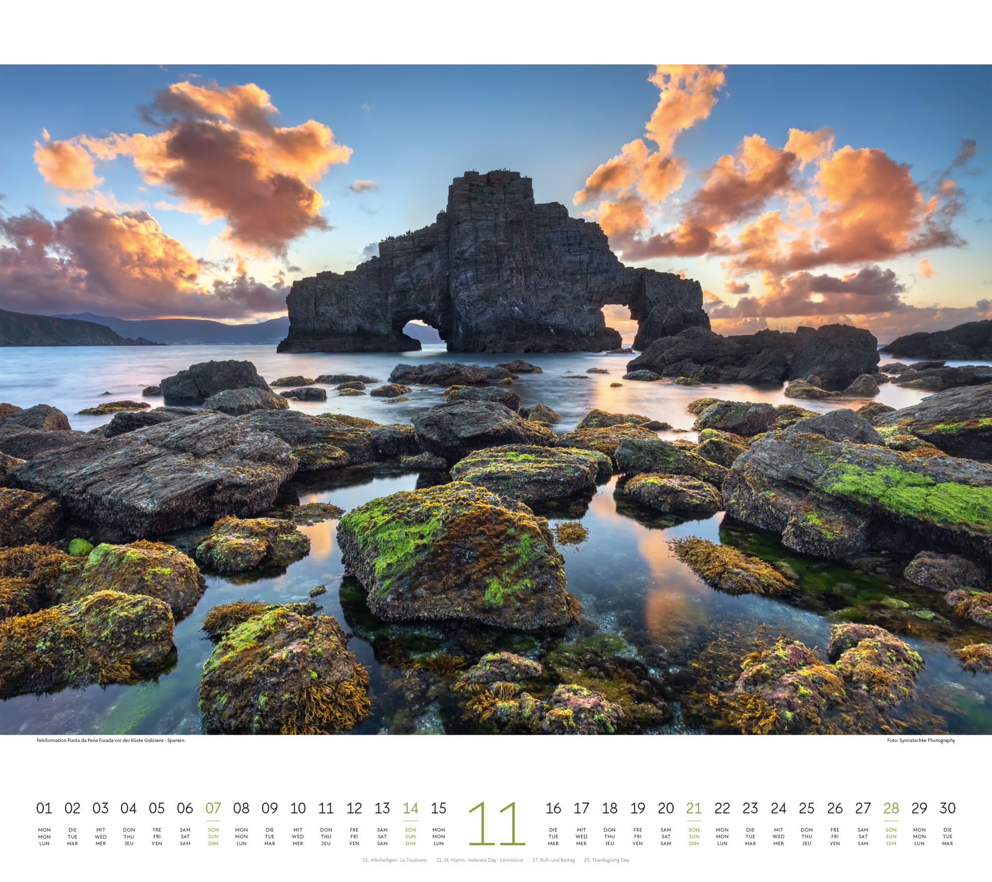 Phantastische Landschaften Kalender 2027 | Bildgewaltiger Natur-Kalender im großen Querformat (54x48 cm) | Beeindruckende Landschaften aus aller Welt