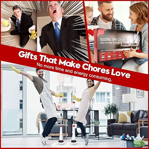 Miniatura 6 de Limpiador eléctrico giratorio de 1200 RPM con batería, depurador giratorio de 3 velocidades para limpiar el baño, batería de 21 V, limpiador de baño