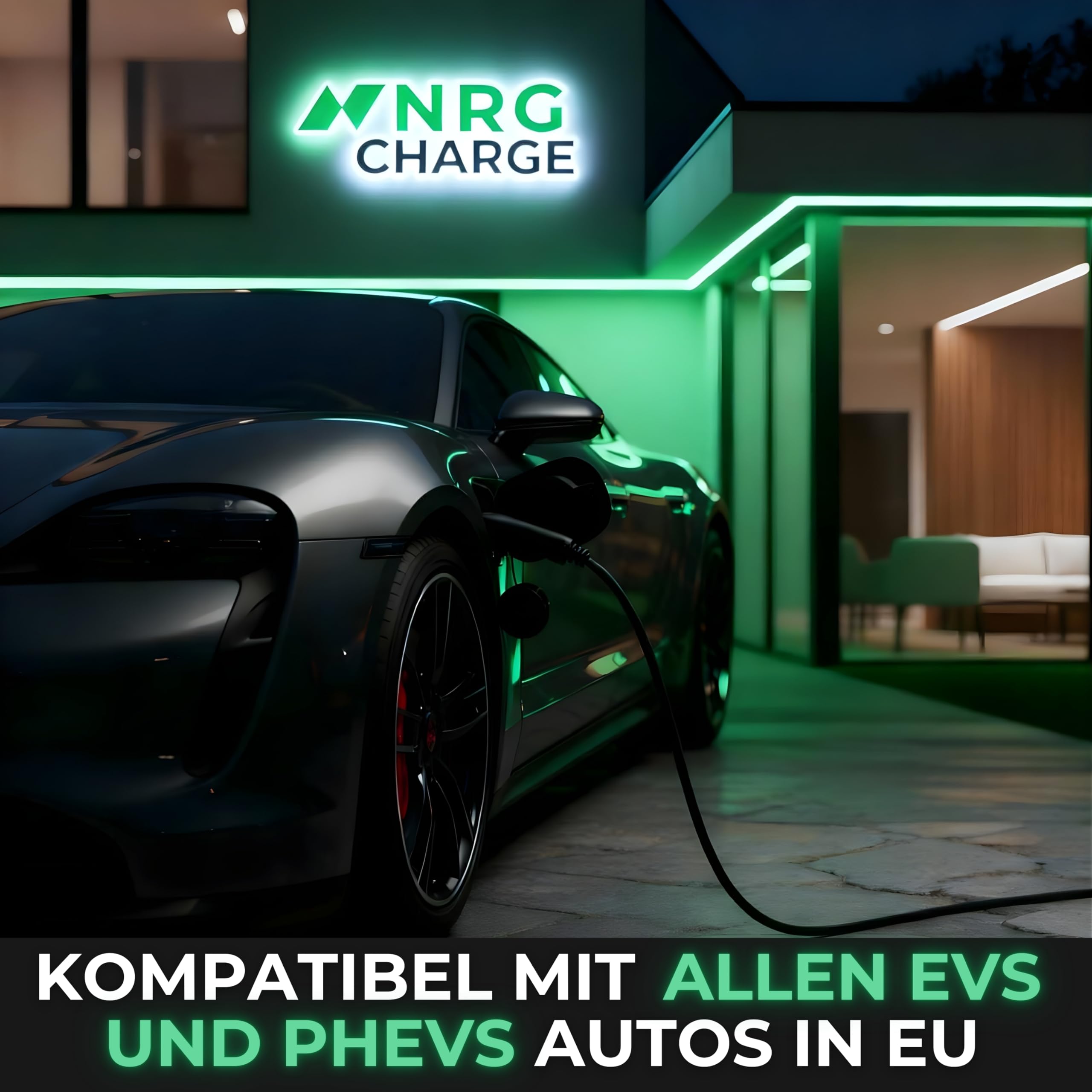 Mobile Wallbox 11kW Typ 1 (7m, 6–16A, 3-phasig) – Ladekabel CEE 16A mit Schuko – Mobile Ladestation Elektroauto Schnellladung