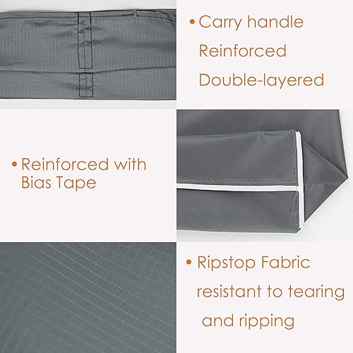 Vista 69 de BeeGreen Bolsas para comestibles, lavables a máquina, paquete de 12 bolsas extragrandes reutilizables, resistentes, plegables con banda Moss Marrs