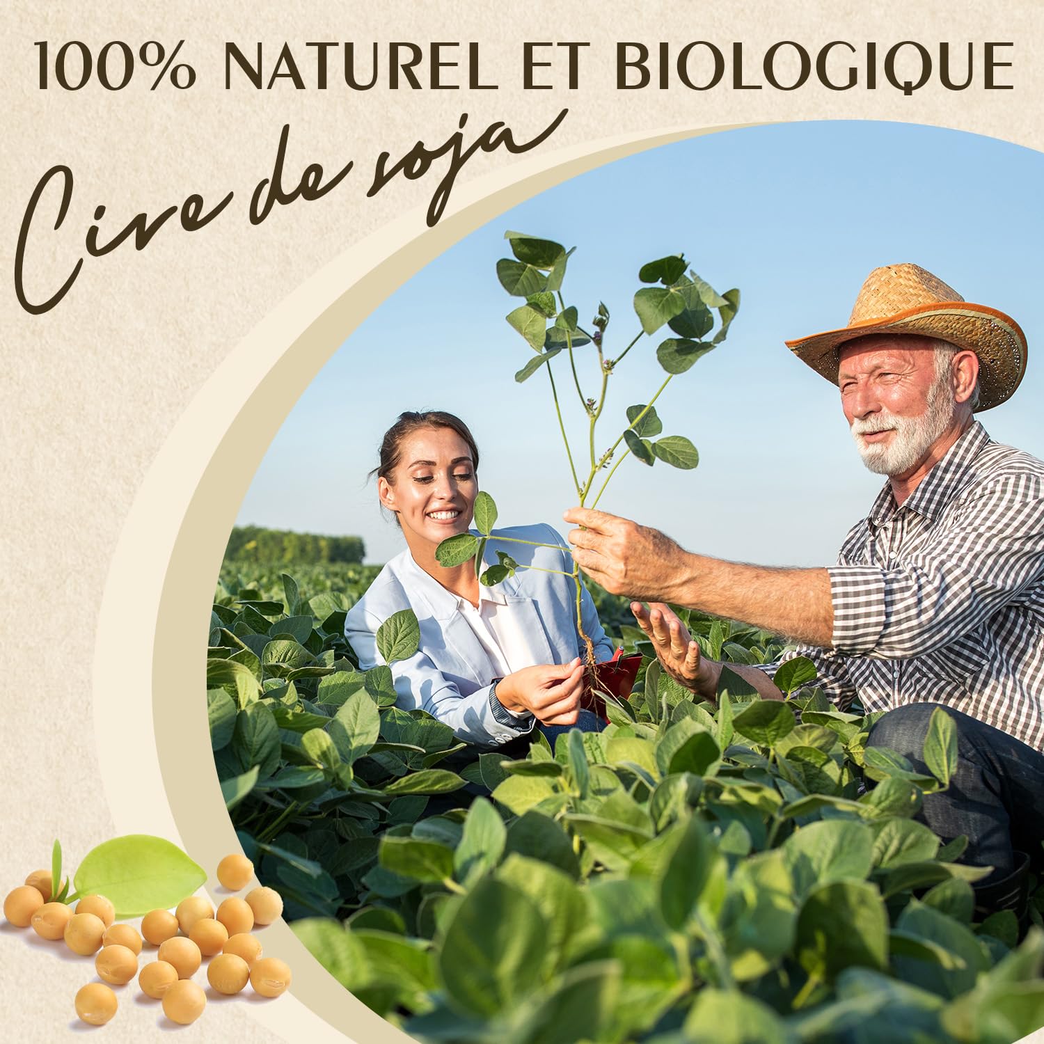 Cire de Soja pour Bougie 5kg, Cire Premium pour Bougie de Waxcanpy, Cire de Soja 100% Naturelle pour Bougie DIY à Faire Soi-même
