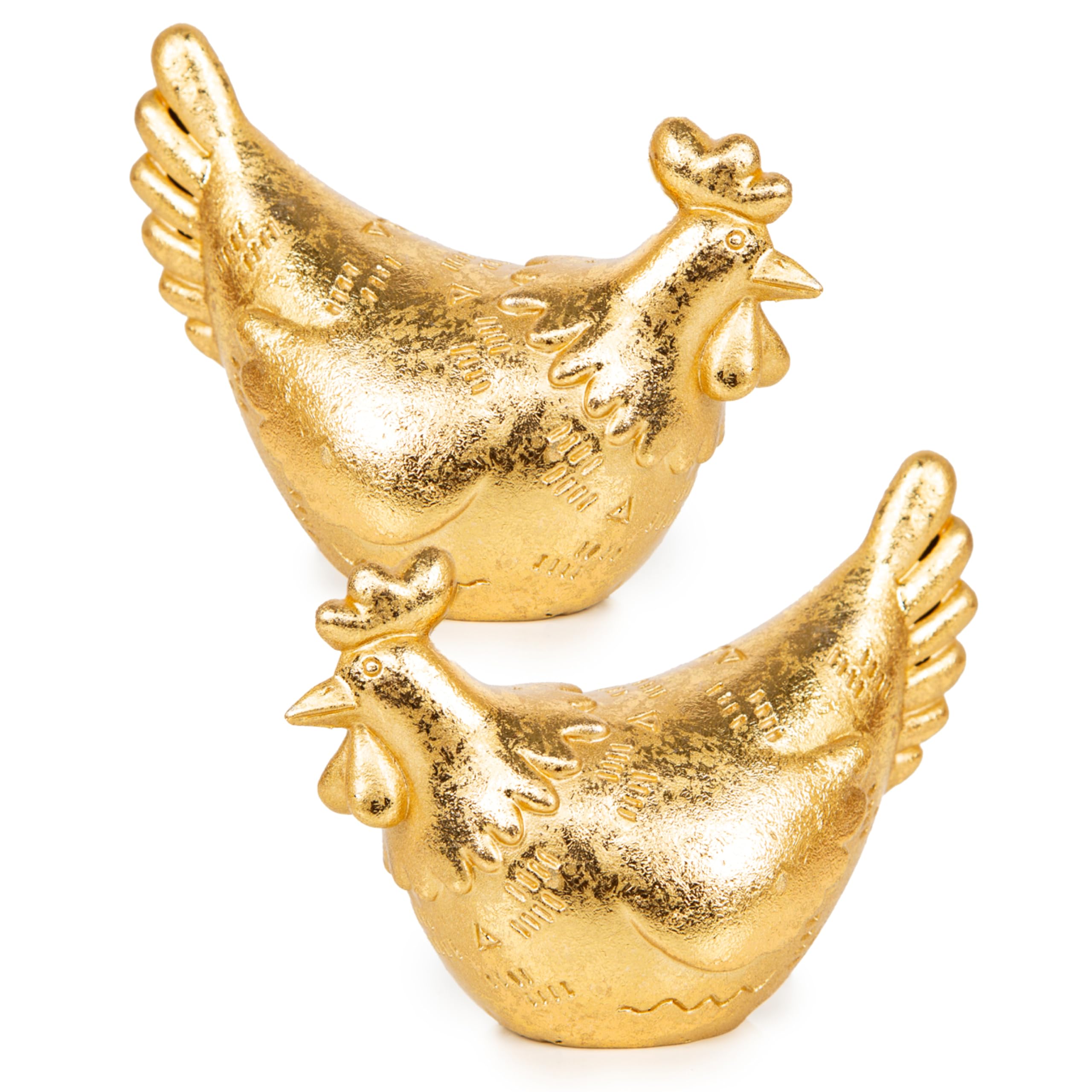 Valery Madelyn 2 stuks paashaas, keramiek, modern, decoratief voor lentedecoratie, tafeldecoratie, woonkamer, feest, kantoor, wit, 11/16 cm