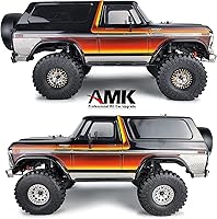 Vista 4 de Neumáticos de goma de 1.9 pulgadas con inserciones de espuma de 2.047 x 4.724 in para 1/10 RC Crawler Car A-xial Wraith 90018 90048 RR10 SCX10 D90