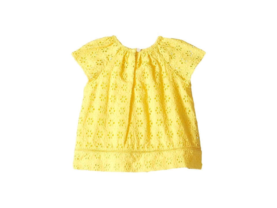 

Ralph Lauren Baby Eyelet Cotton Bloomer Set (Infant) (Signal Yellow) Girl's Active Sets