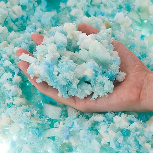 Miniatura 6 de uxcell Relleno de espuma viscoelástica triturada, espuma de relleno de puf de 5 libras para sillas de puf, cojines, sofás, almohadas y más,