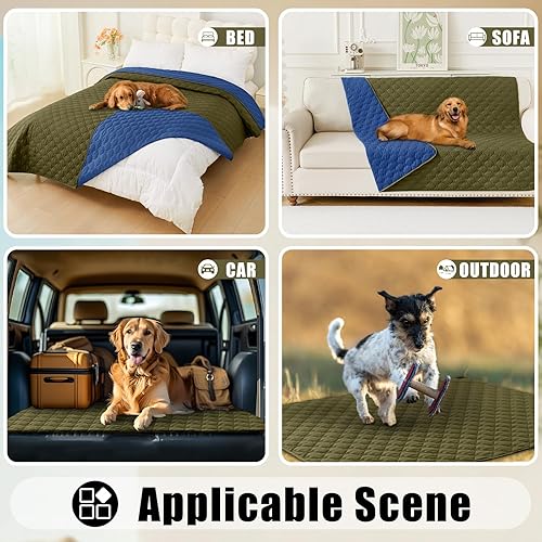 Miniatura 7 de Smiry - Manta impermeable suave, reversible y lavable para perros, cama para gatos y perros a prueba de fugas, funda para sofá y muebles, 30 x 70