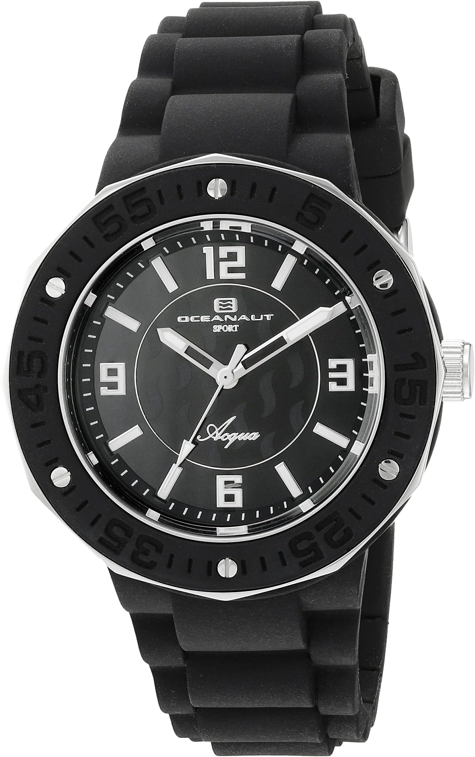 Women's OC0219 Aqua Analog Display Quartz Black Watch