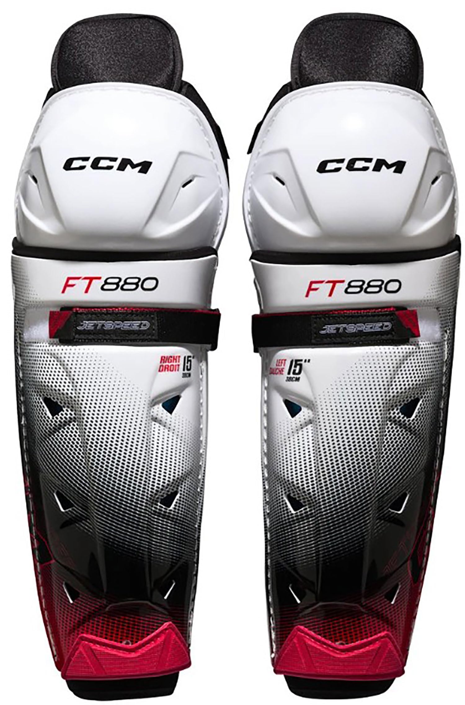 CCM JetSpeed ​​FT880 Senior - Espinilleras de hockey sobre hielo
