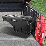 VEVOR Boîte de rangement de lit de camion, convient Ford F-150 2015-2021, Côté passager, Boîte à outils de puits de roue verrouillable avec cadenas de mot de passe, étanche et durable ABS Boîte à outils