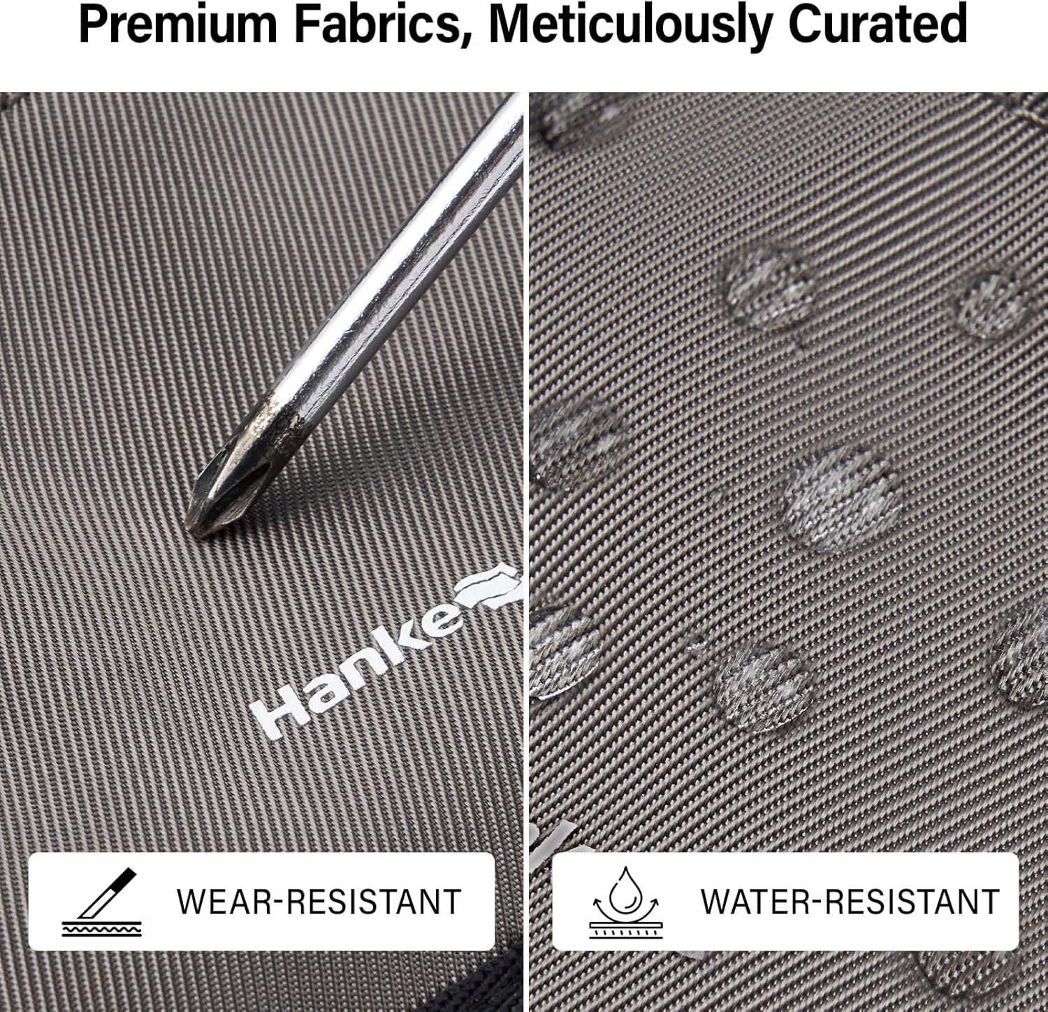 Hanke Passport Holder, Travel Wallet for Womens and Men, Neck Wallet Hidden Passport Pouch for Travel Adjustable Lightweight Thin with 6 compartments (Dark Grey) - Image 4