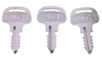 3PCS 18510-63720 18510-63620 393 Key Compatible with Kubota Tractor M Series M108SDTLDS M4900DT M5700DH Generator AV5500 AV6500 Mower M108SDSL