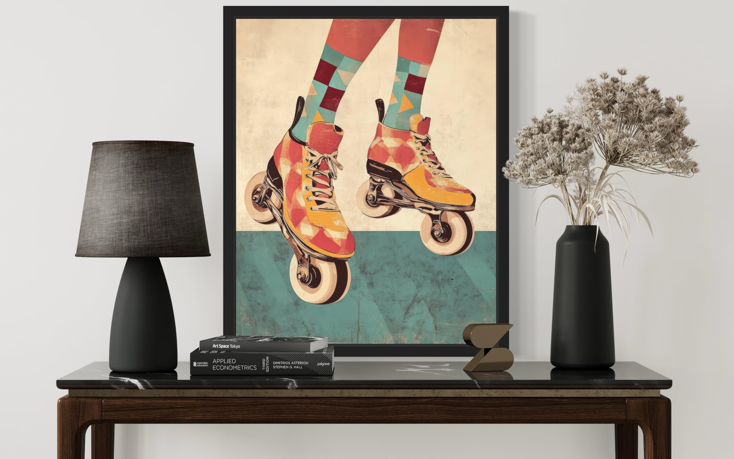 Amazon.com: Roller Skates Roller Skates Pop Art Print Poster