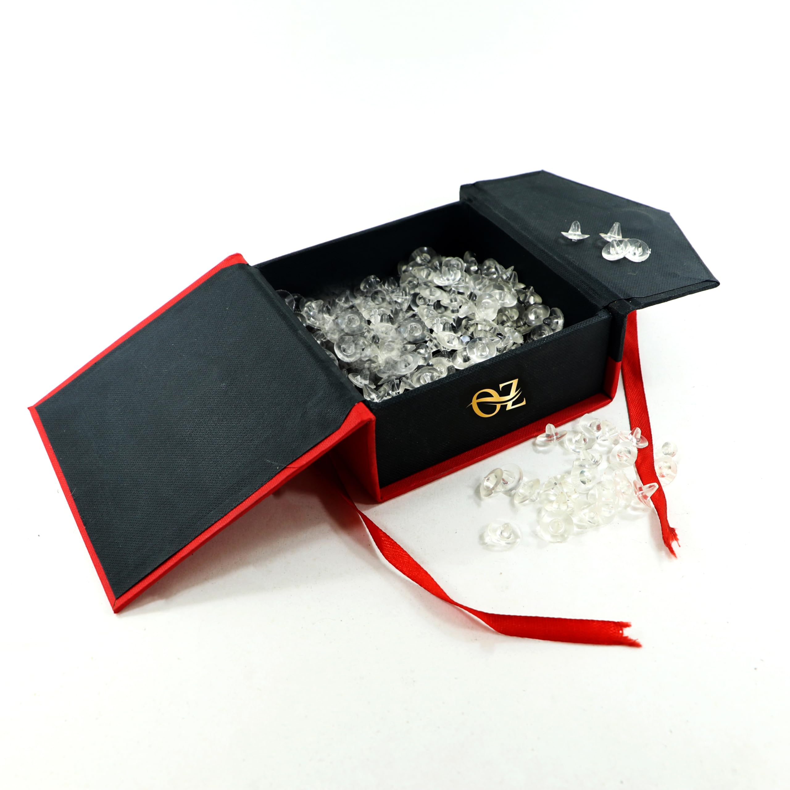 See full amazon price history chart for OZ Earing Back Silicone Earring Back Stoppers Findings Stud Earring Plugs/Push Buttons for Earing - 200 Pcs (10mm, Clear White) with Luxury Gift Pack OZ Earing Back Silicone Earring Back Stoppers Findings Stud Earring Plugs/Push Buttons for Earing - 200 Pcs (10mm, Clear White) with Luxury Gift Pack (B0CJ6SMDJB) Amazon Price History, Amazon Price Tracker