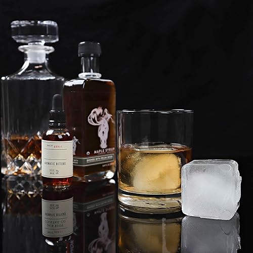 Miniatura 7 de Cubo de hielo para hacer cubos de hielo, caja cuadrada de molde para cubitos de hielo, molde de silicona grande para cubitos de hielo para whisky,