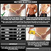 Vista 18 de RDX Cinturón de levantamiento de pesas, bloqueo automático, soporte acolchado de espalda de 6.5 pulgadas, entrenamiento de fuerza para gimnasio