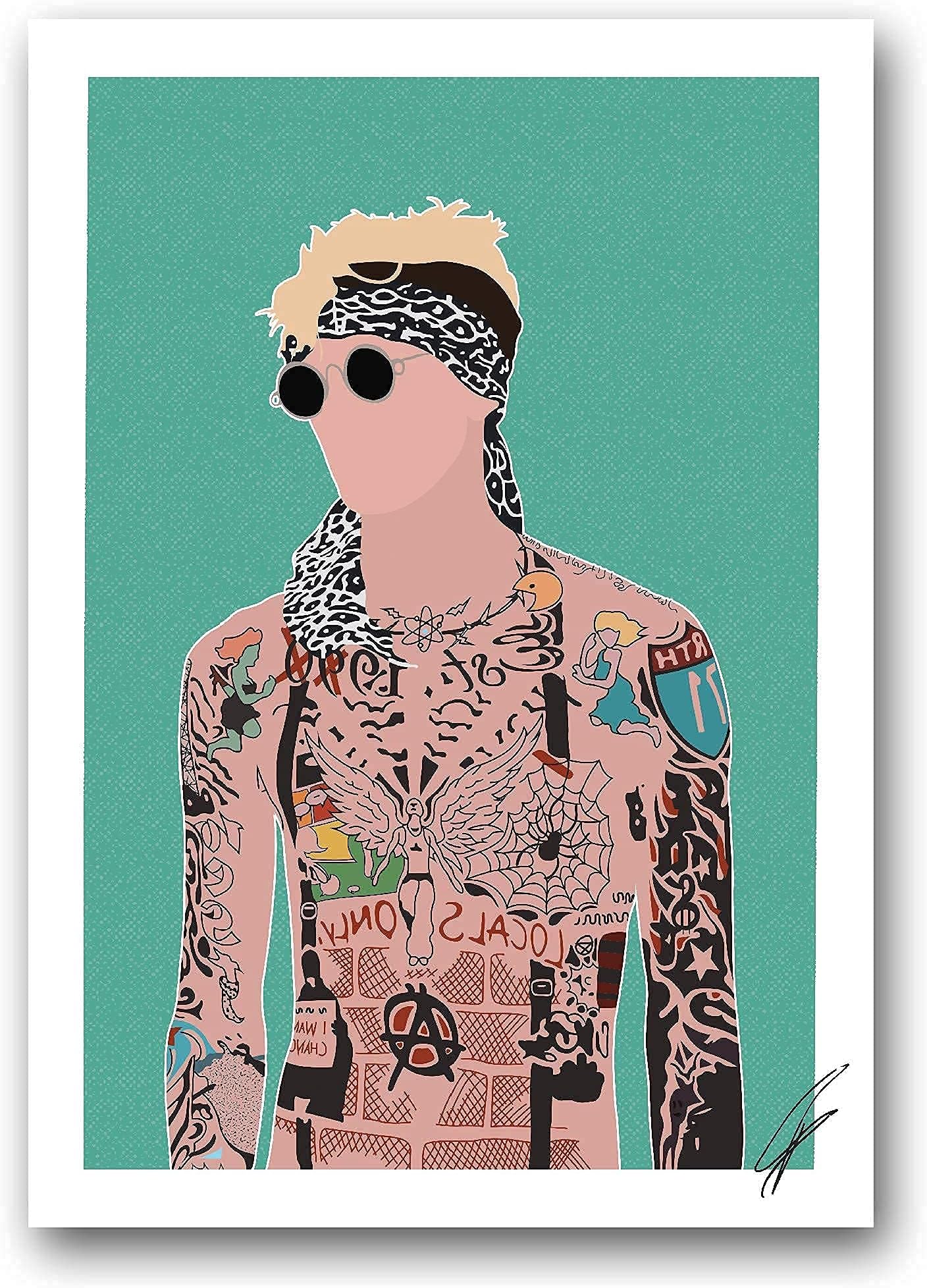 Machine Gun Kelly INSPIRED Print/Poster