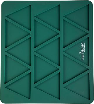 Triangle Chip Silicone Sheet Mold Compatible With Compatible With Samson Compatible With Aroma 6 tray food dehydrators Bright Kitchen Re-Usable Non-Stick Mat